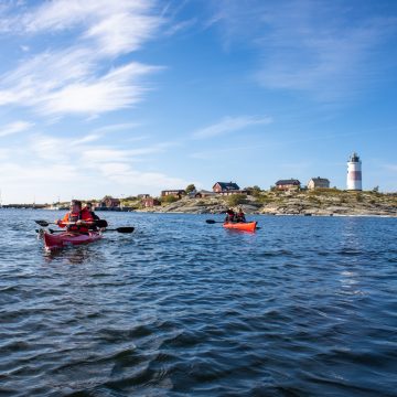 kajaker vid Söderarm