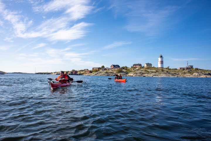 kajaker vid Söderarm