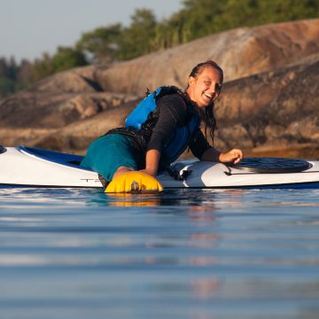 flottöruppgång i kajak